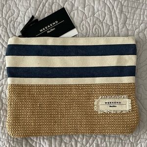 Weekend Max Mara Raffia Clutch